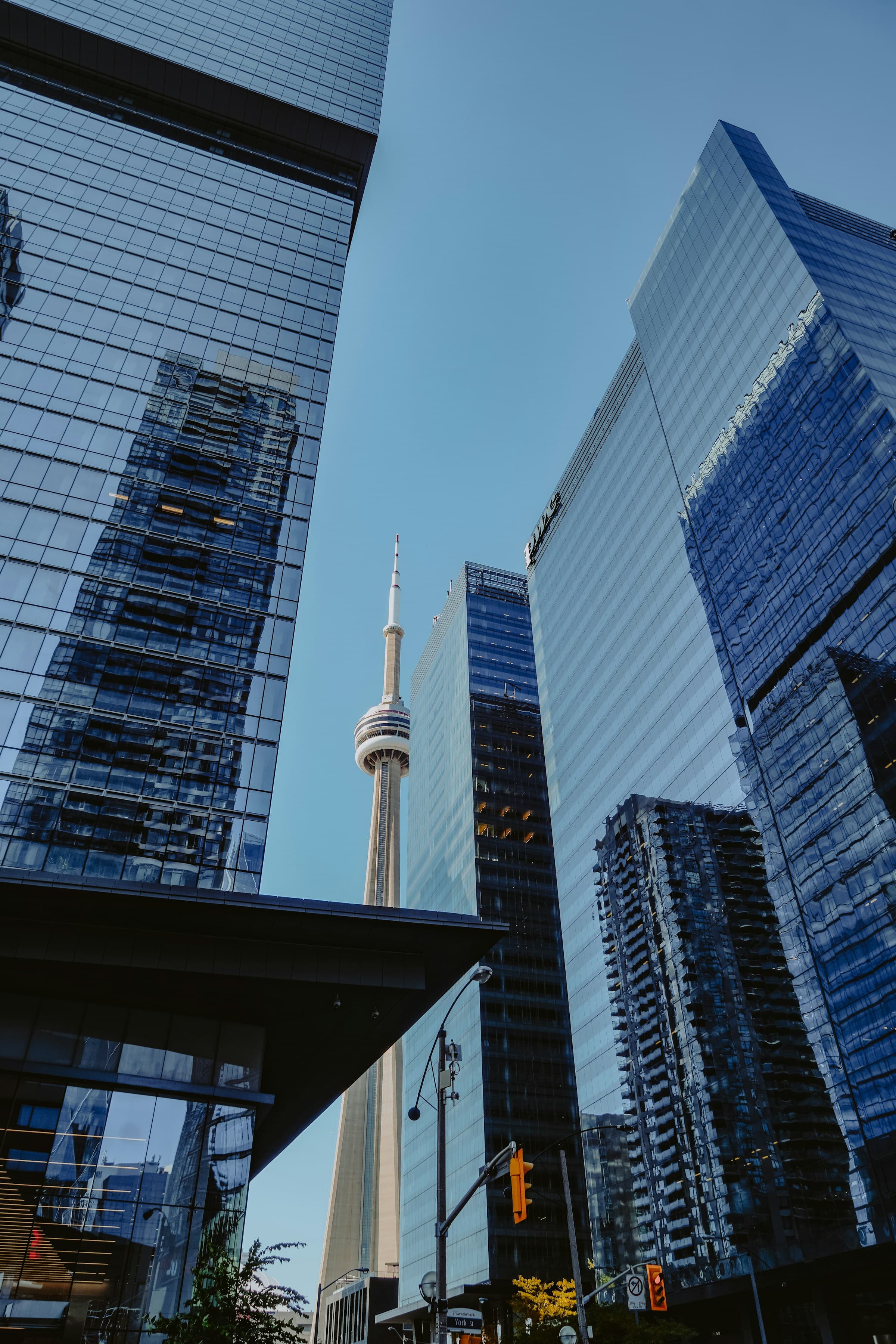 Office towers in Toronto's financial district.