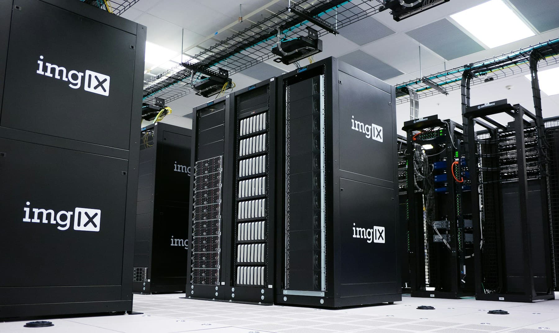 Server racks and compute infrastructure inside a modern data centre.